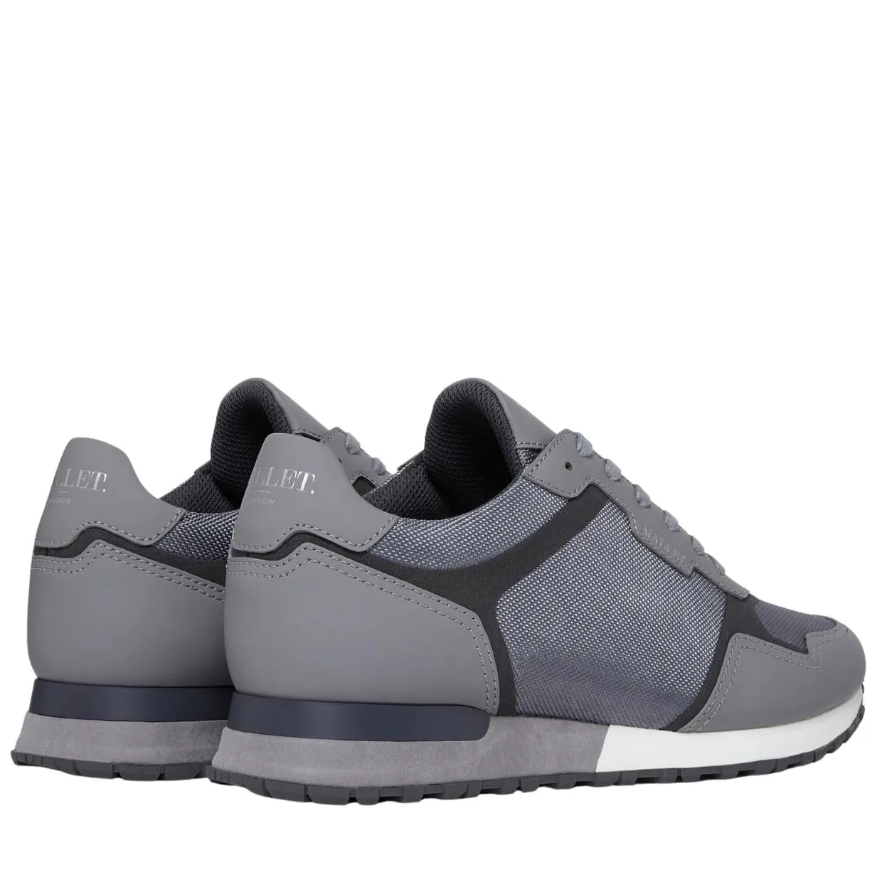 Mallet London Lowman Ballistic Concrete Grey Trainers