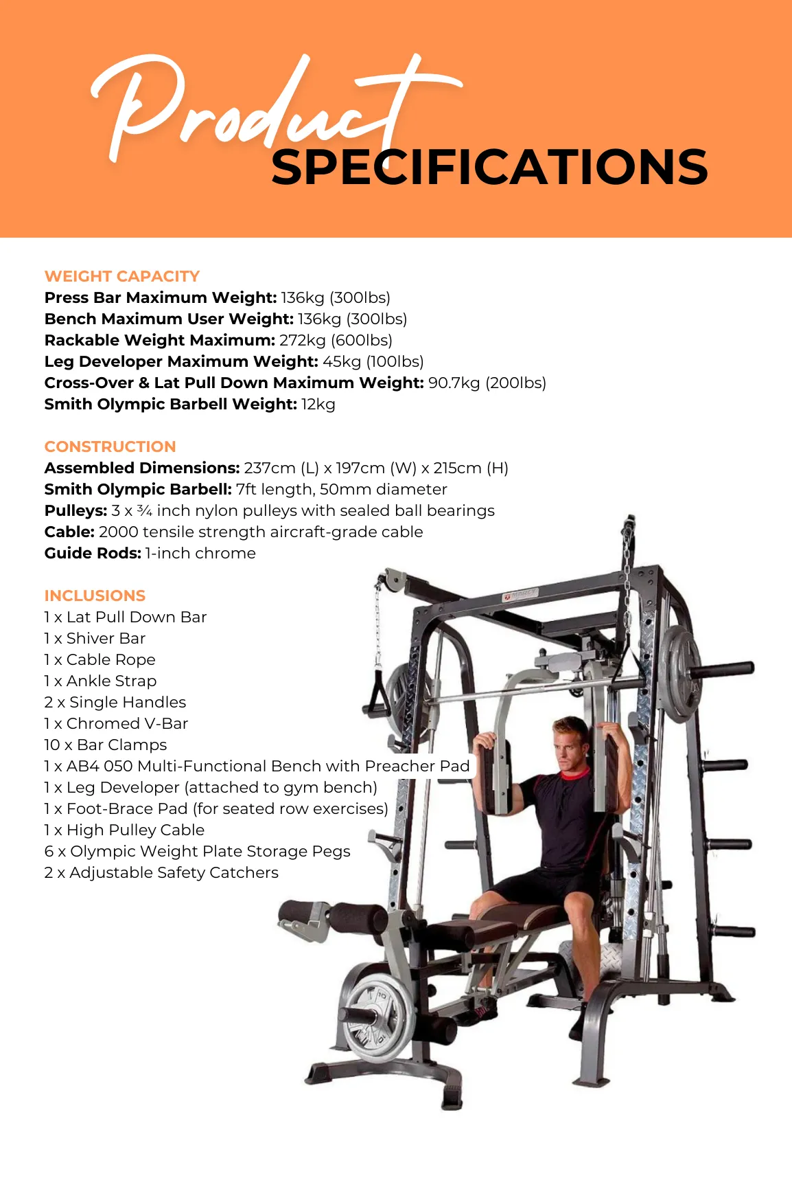 Marcy Smith Machine Cage MD-9010G