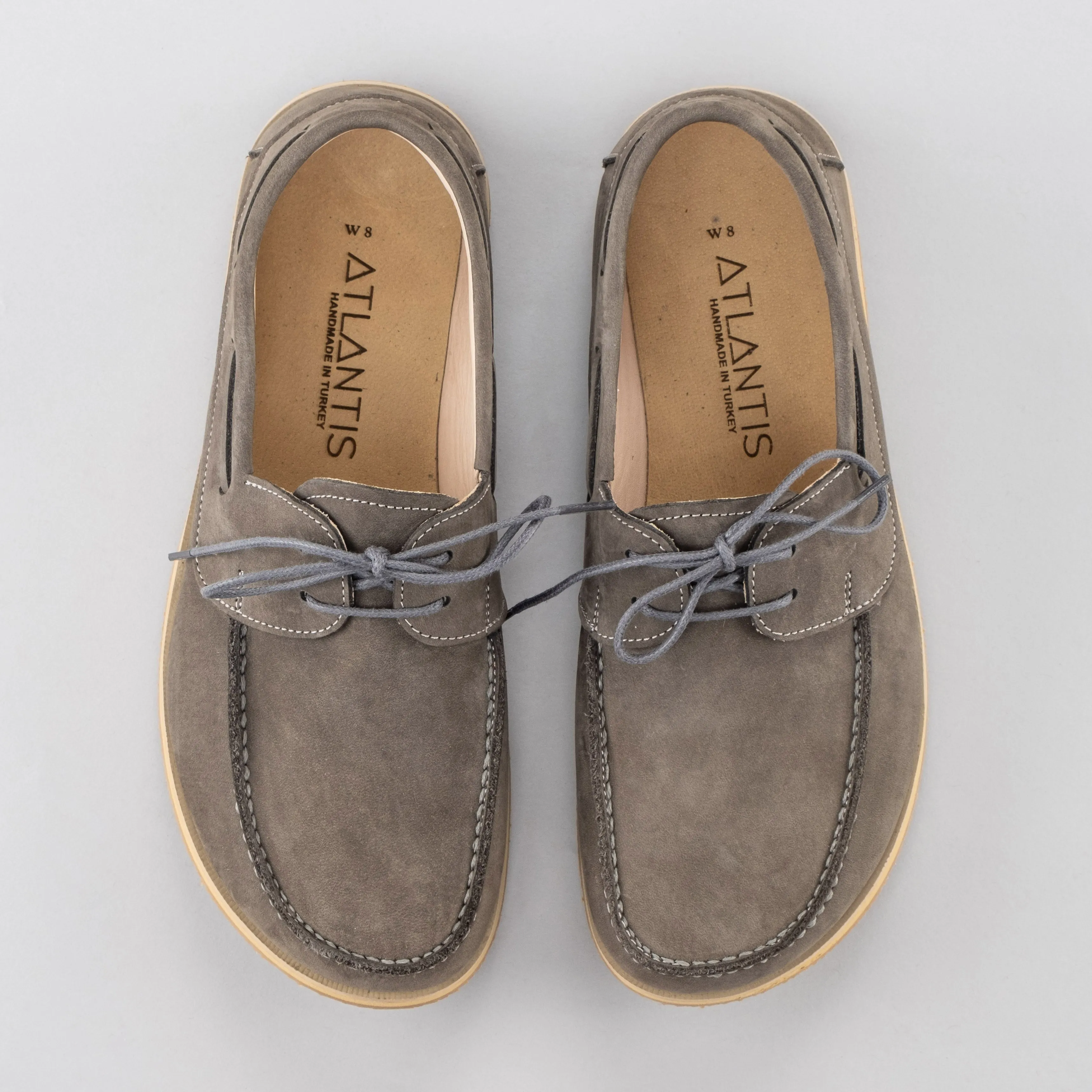 Men's Gray Boat Shoes