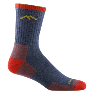 Men's Hiker Micro Crew Midweight Hiking Sock - Denim