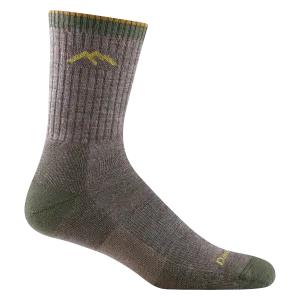 Men's Hiker Micro Crew Midweight Hiking Sock - Taupe