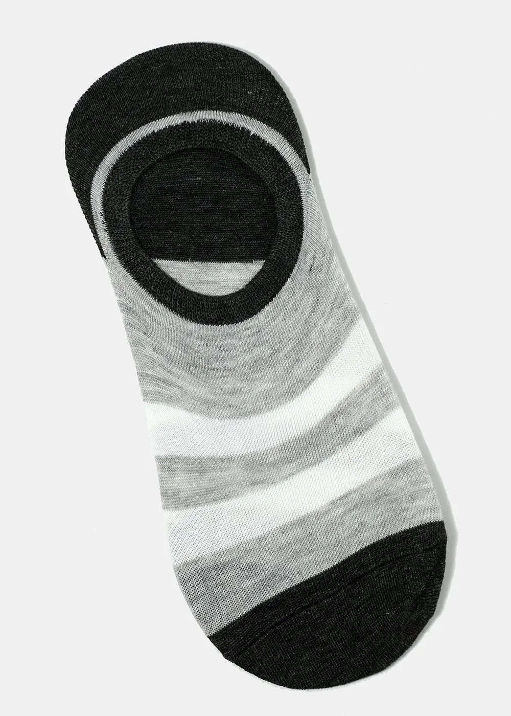 Men's Striped No-Show Socks