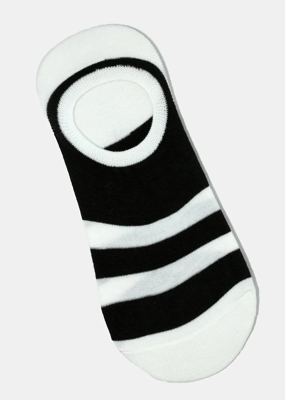 Men's Striped No-Show Socks