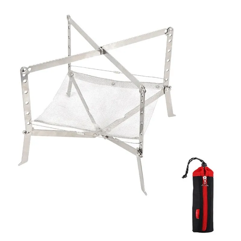 Mini Flame Foldable Stainless Steel Fire Rack