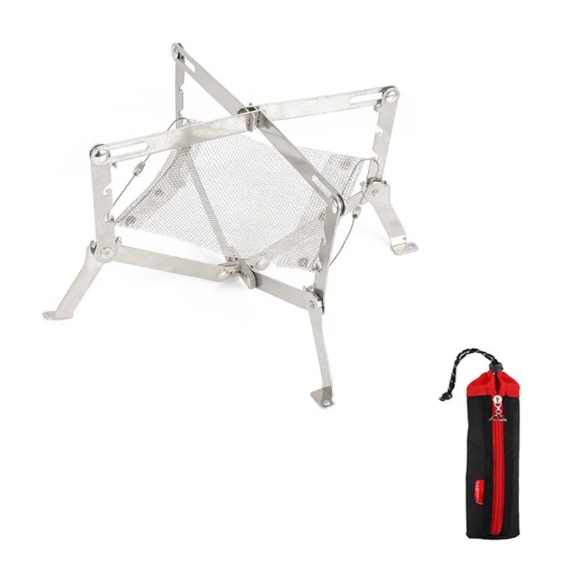 Mini Flame Foldable Stainless Steel Fire Rack