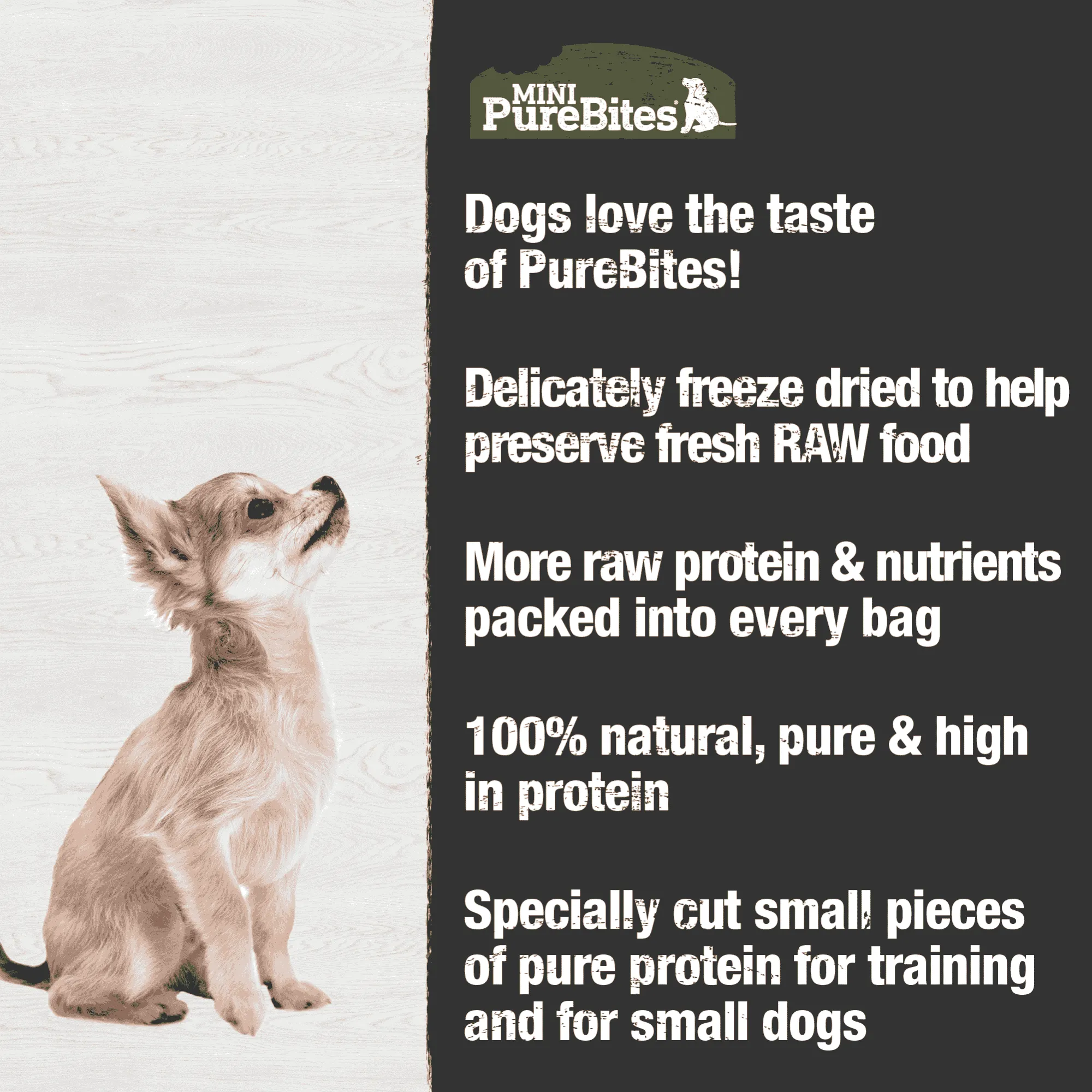 Mini-PureBites Trainers Beef Liver for Dogs