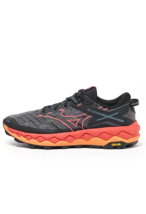 Mizuno Men's Wave Mujin 10 Trainers - Black / Cayenne / Nasturtium