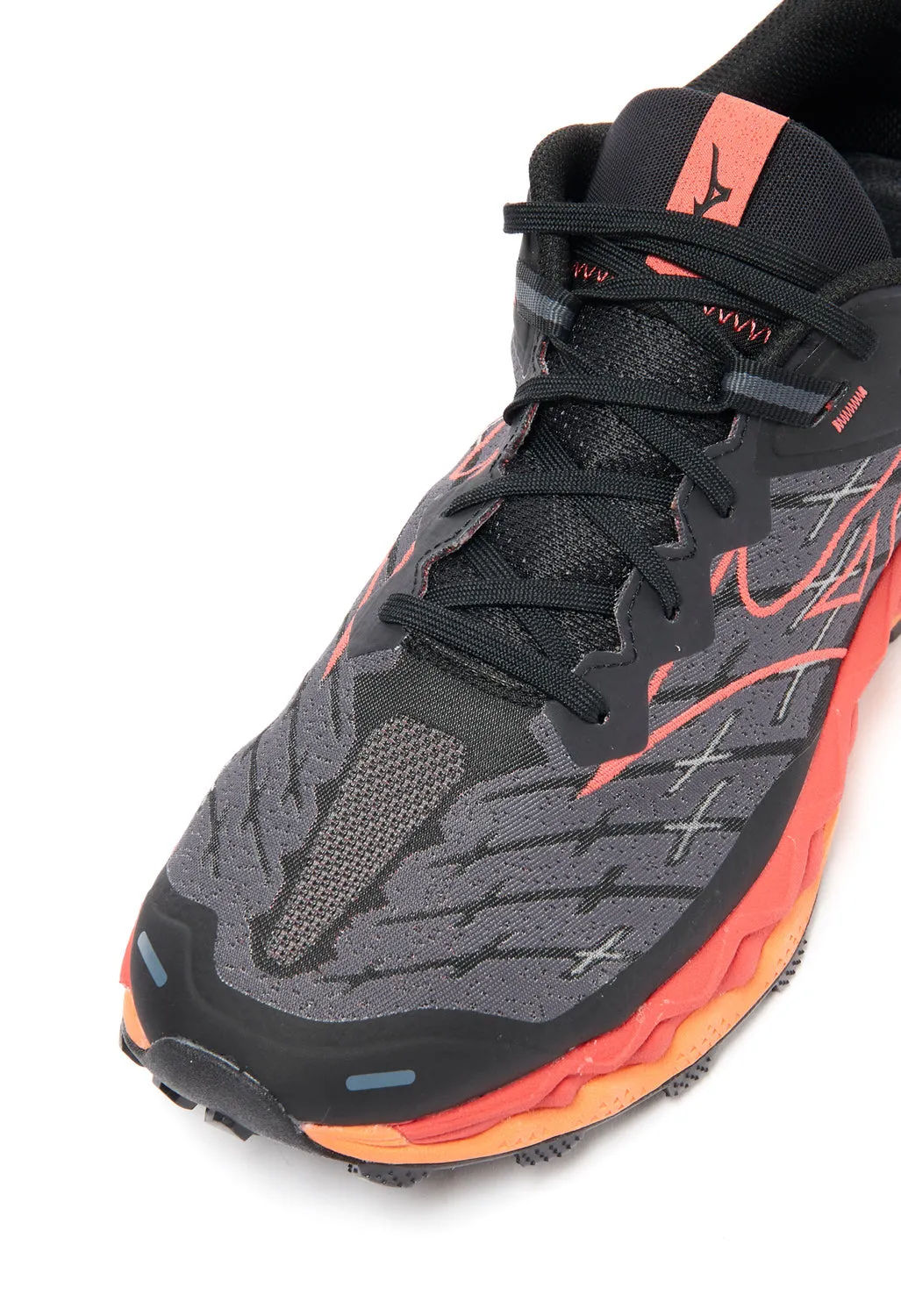 Mizuno Men's Wave Mujin 10 Trainers - Black / Cayenne / Nasturtium