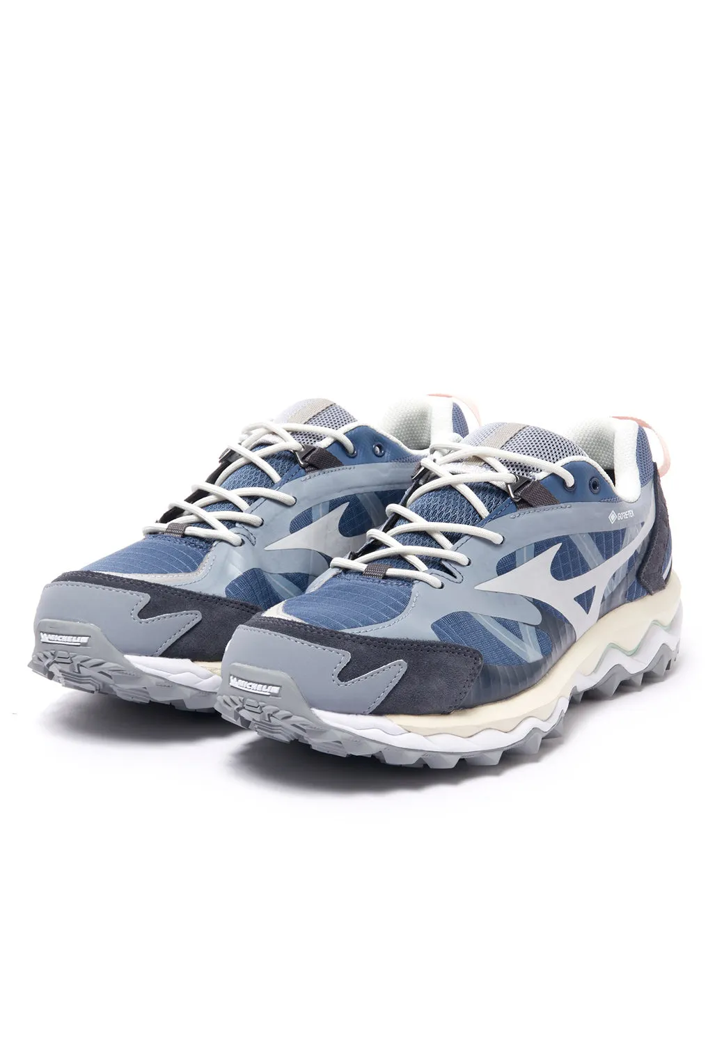 Mizuno Men's Wave Mujin TL GORE-TEX - Vintage Indigo/Vaporous Grey/Spray