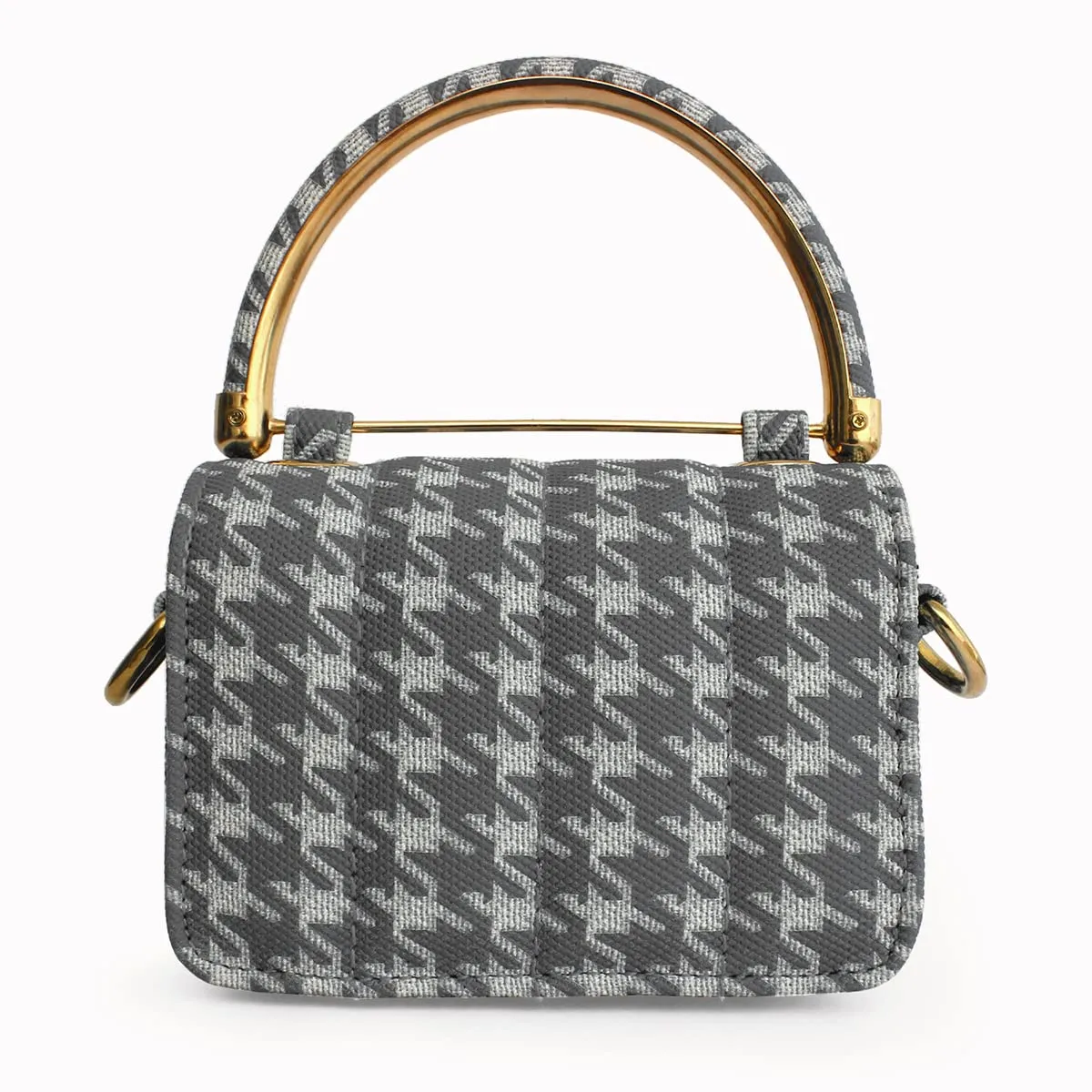 Modern Myth Nano Mini Box Bag (Grey & White)