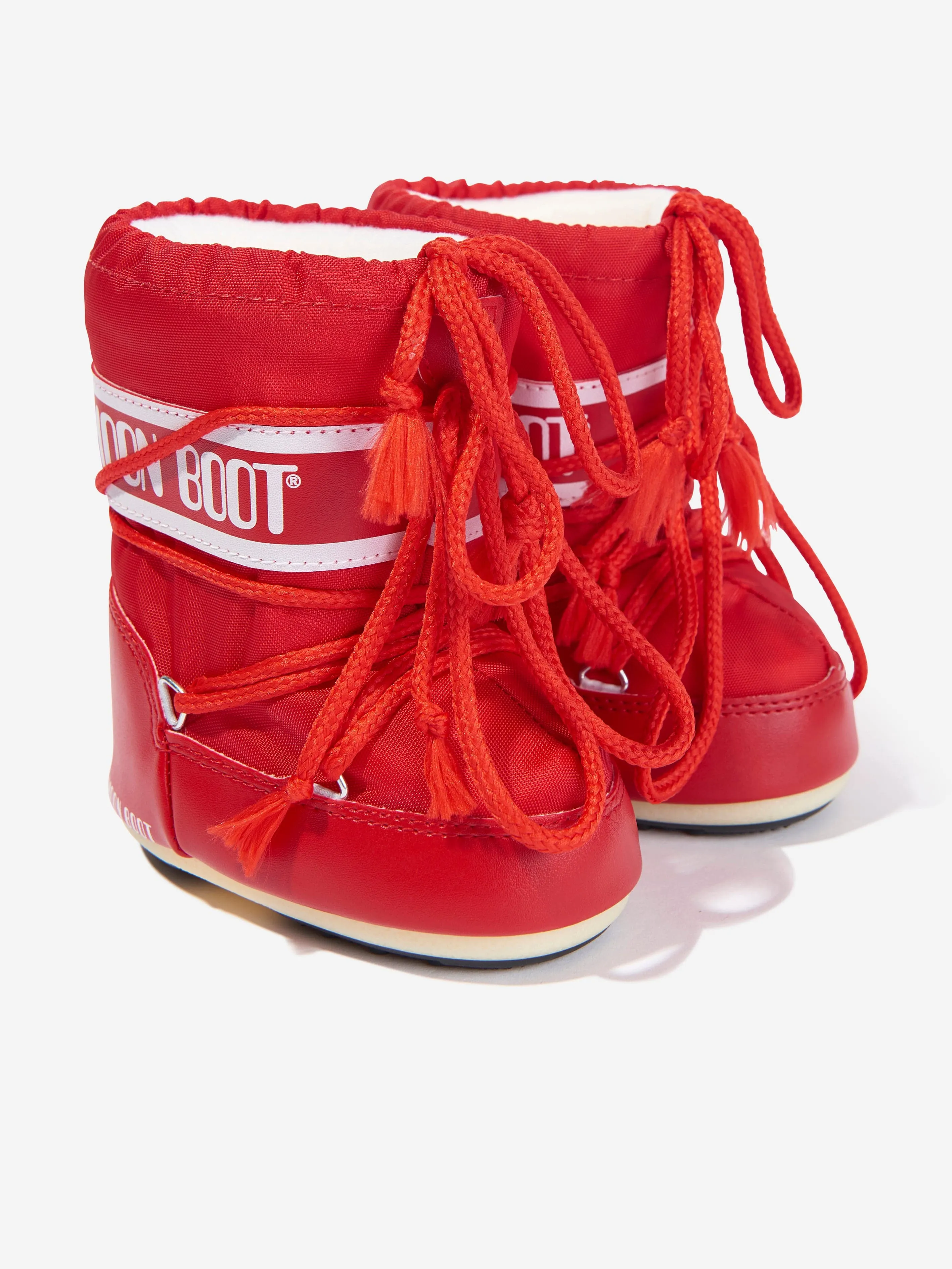 Moon Boot Baby Girls Icon Mini Boots in Red