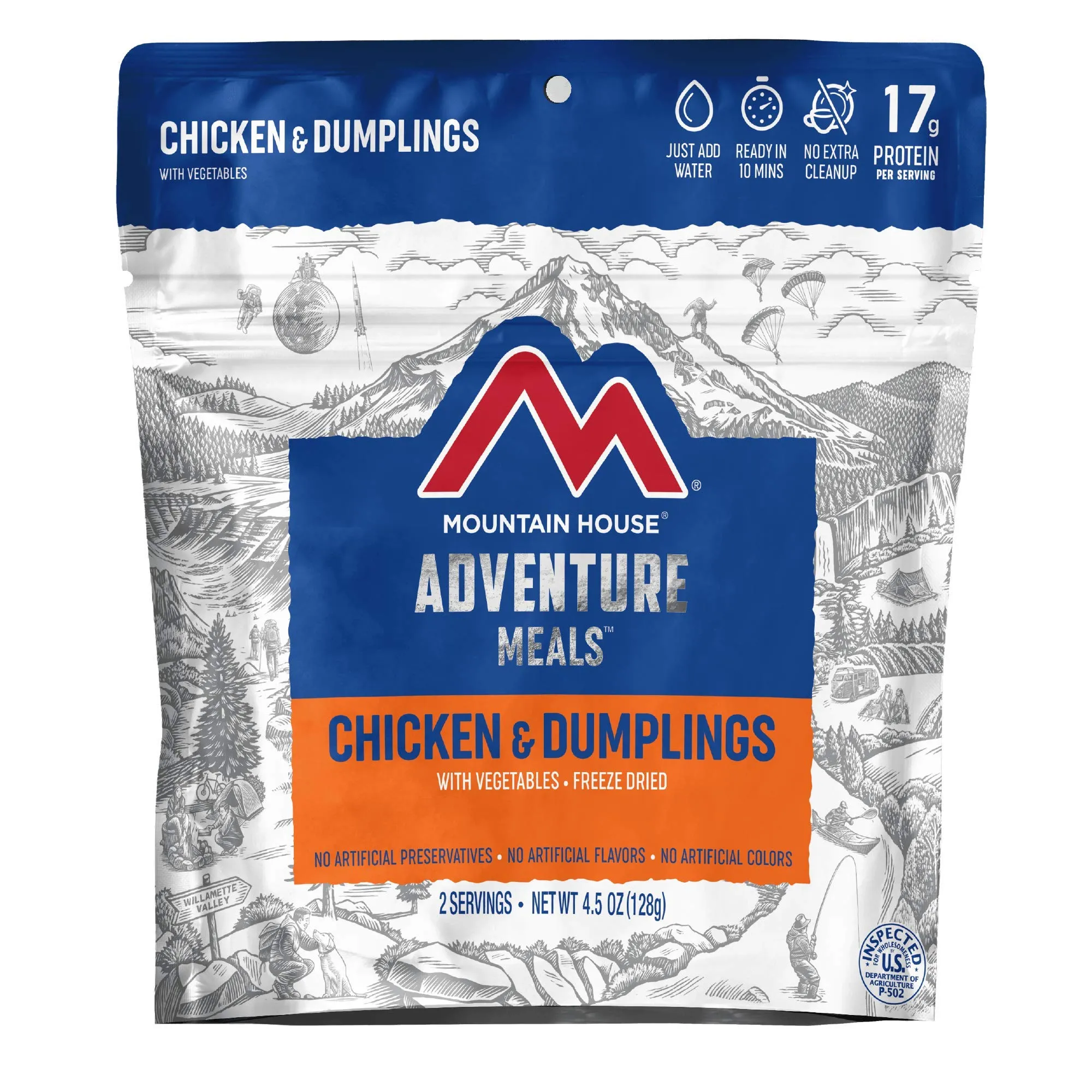 Mountain House - Chicken and Dumplings Pouch - 4 Pack