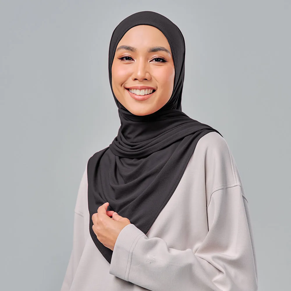 Najwa Sport Shawl - Black