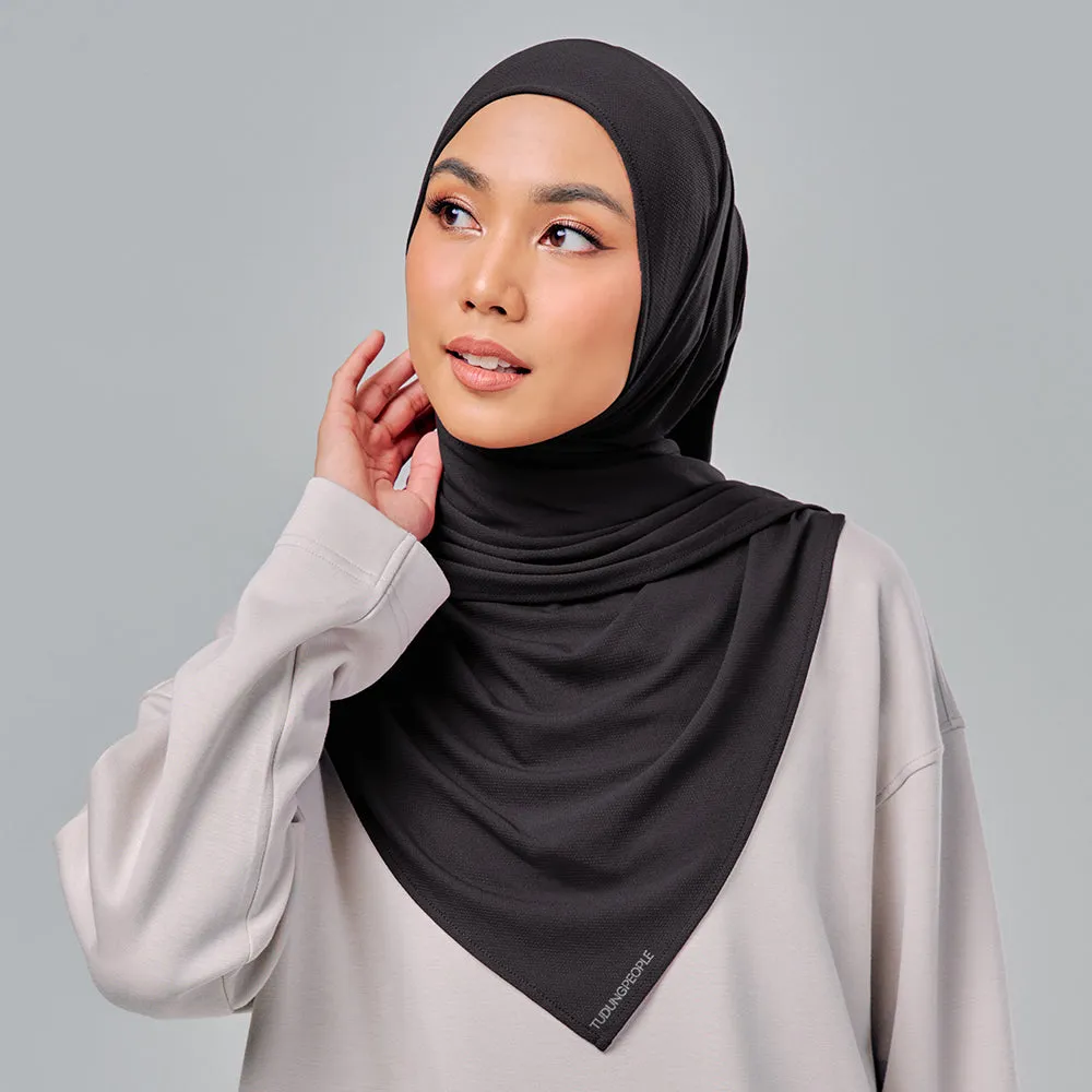 Najwa Sport Shawl - Black