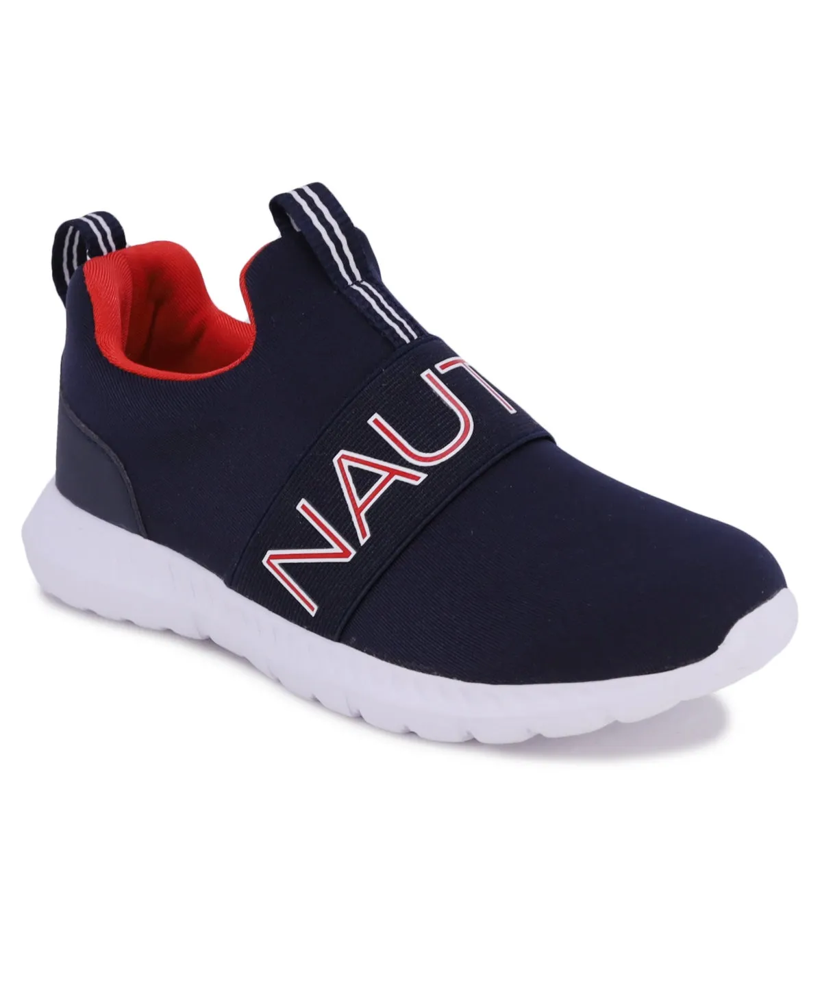 Nautica Big Boys Canvey Logo Athletic Slip-on Sneaker