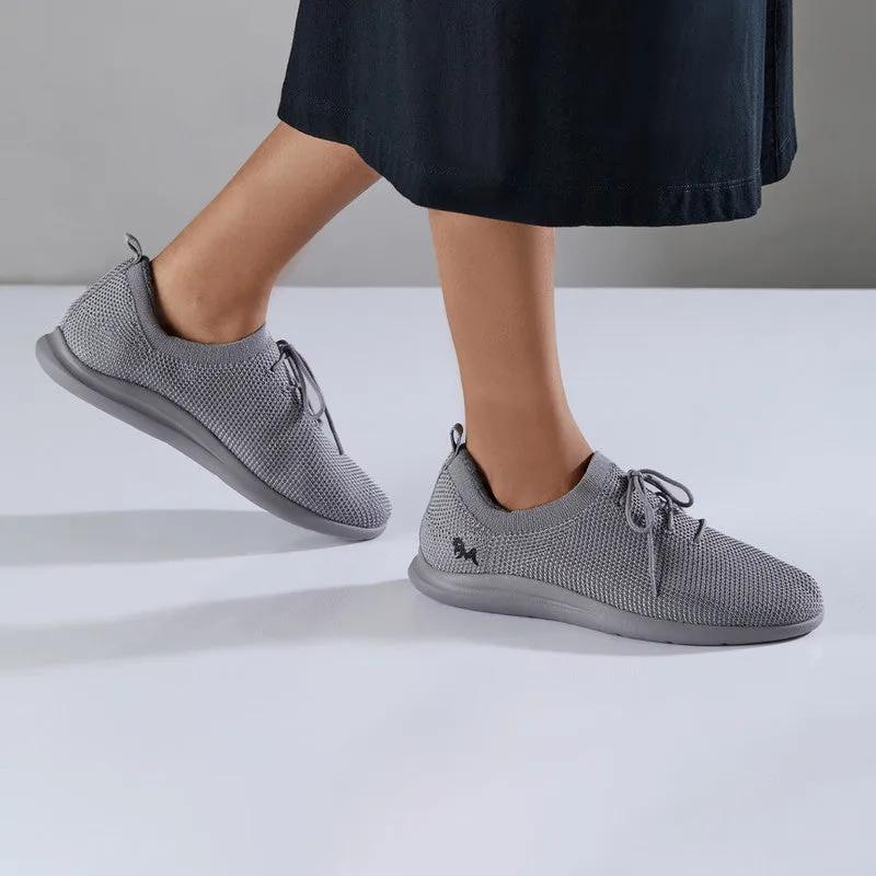 Neeman's ReLive Knit Sneakers for Men & Women | Titan Grey | Light-Weight & Comfortable