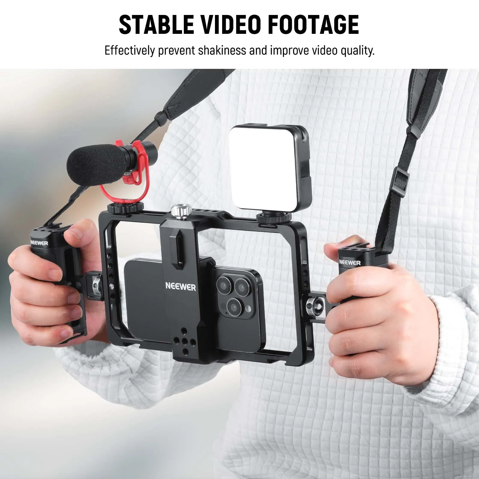 NEEWER PA009S Universal Phone Cage Video Rig