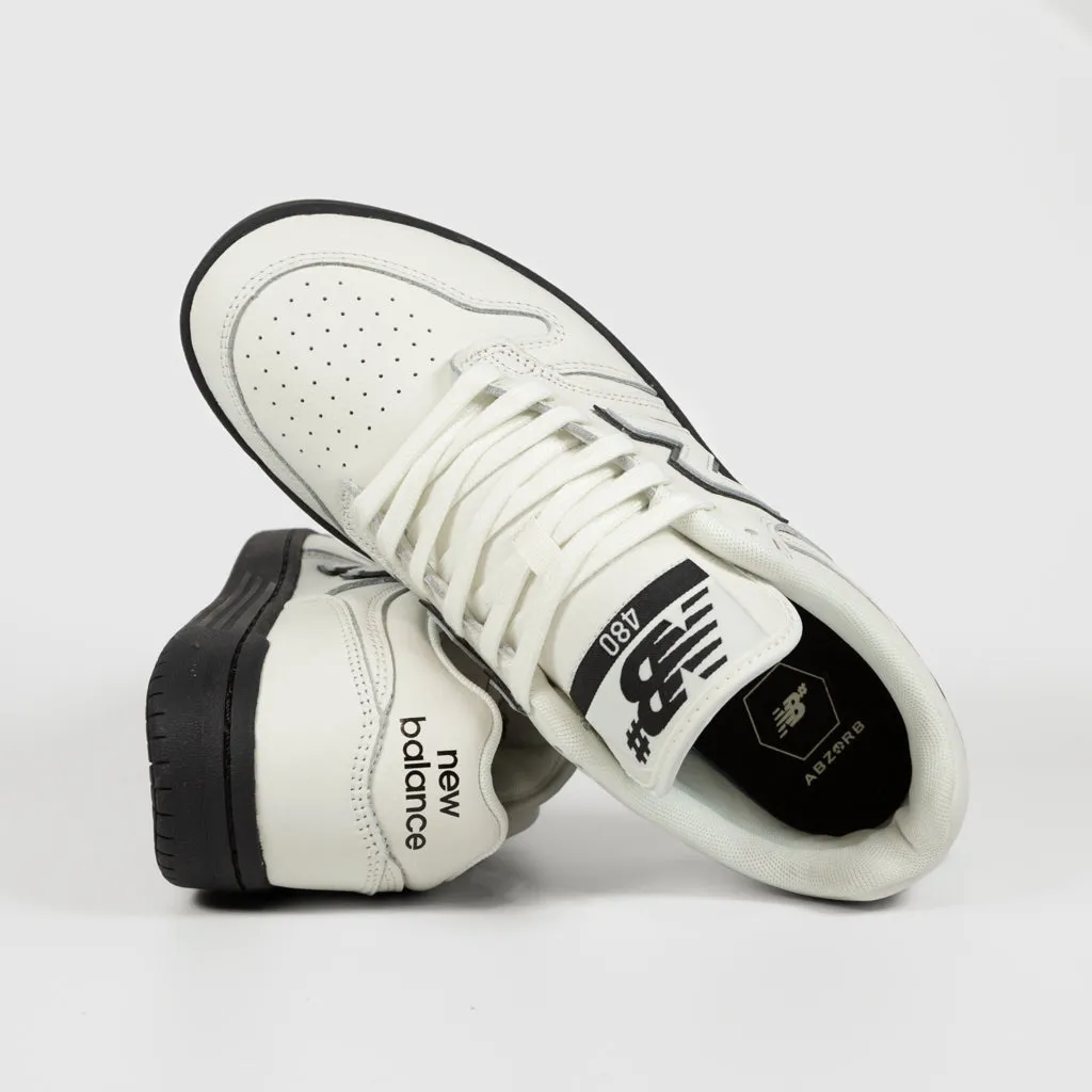 New Balance Numeric - 480 Shoes - White / Black (Yang)