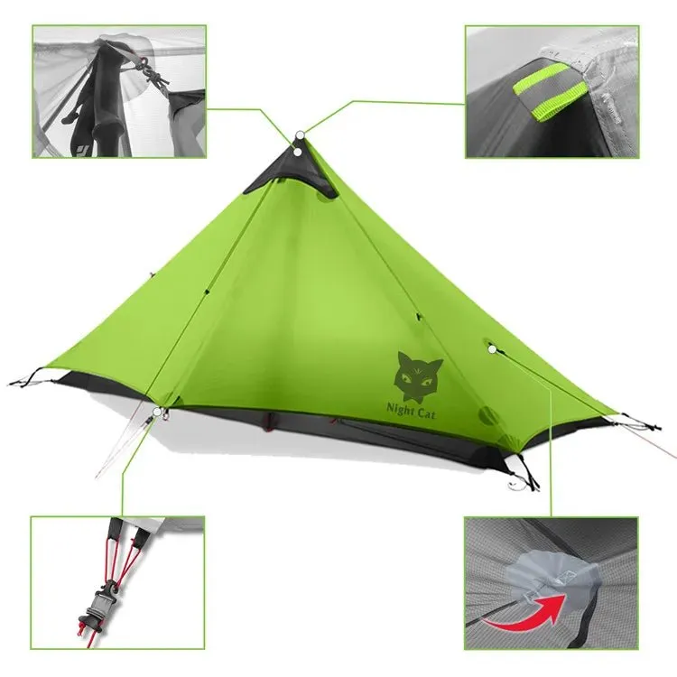 Night Cat Ultra Lightweight Backpacking Tent