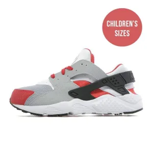 Nike Air Huarache Children 'Wolf Grey-Bright Crimson-Black'