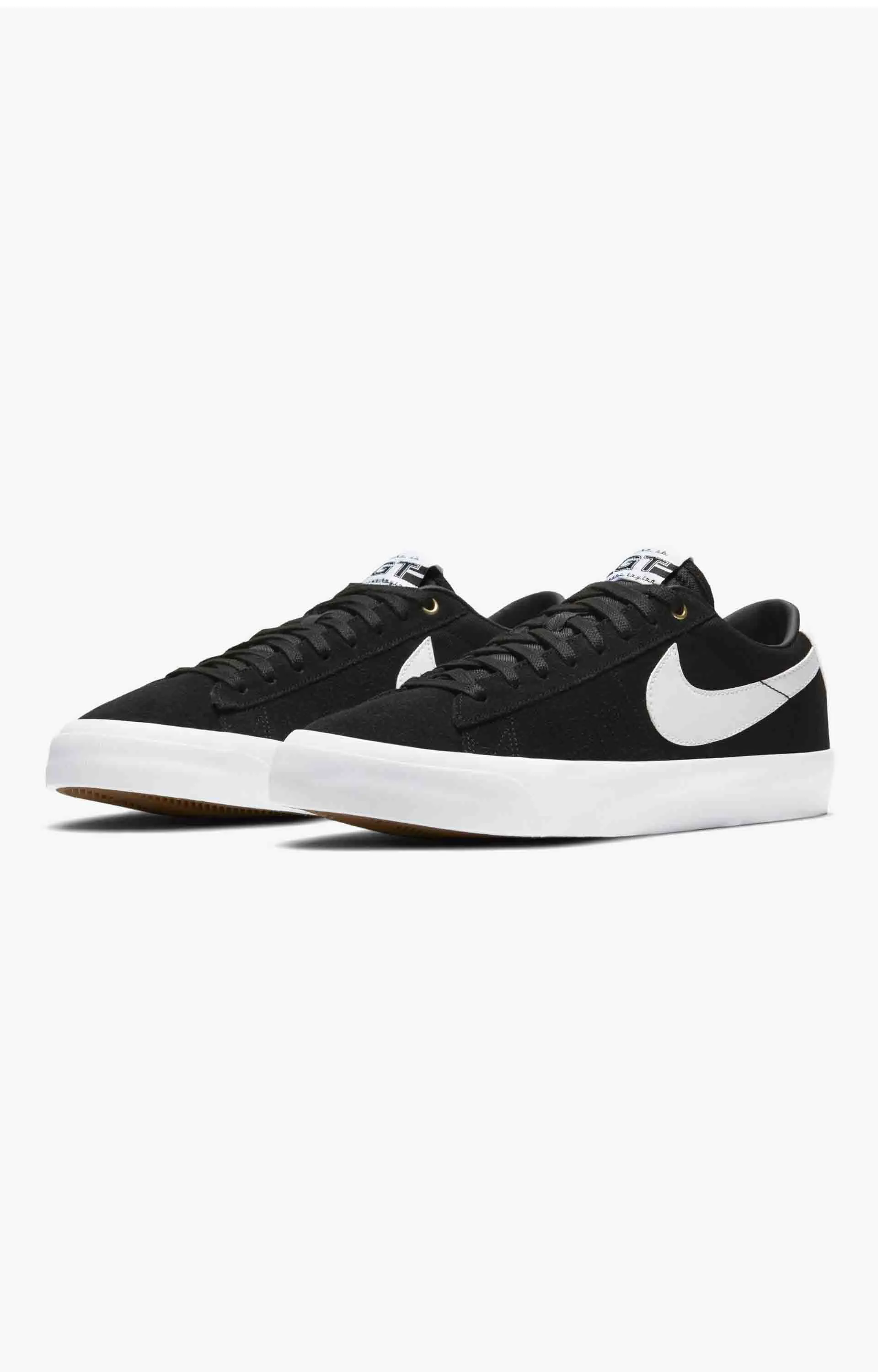 Nike SB Zoom Blazer Low Pro GT Skate Shoe, Black/White