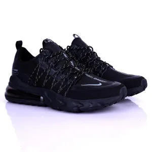 NK Run Utility  360 Degree Reflectivity Black Sneakers Designed