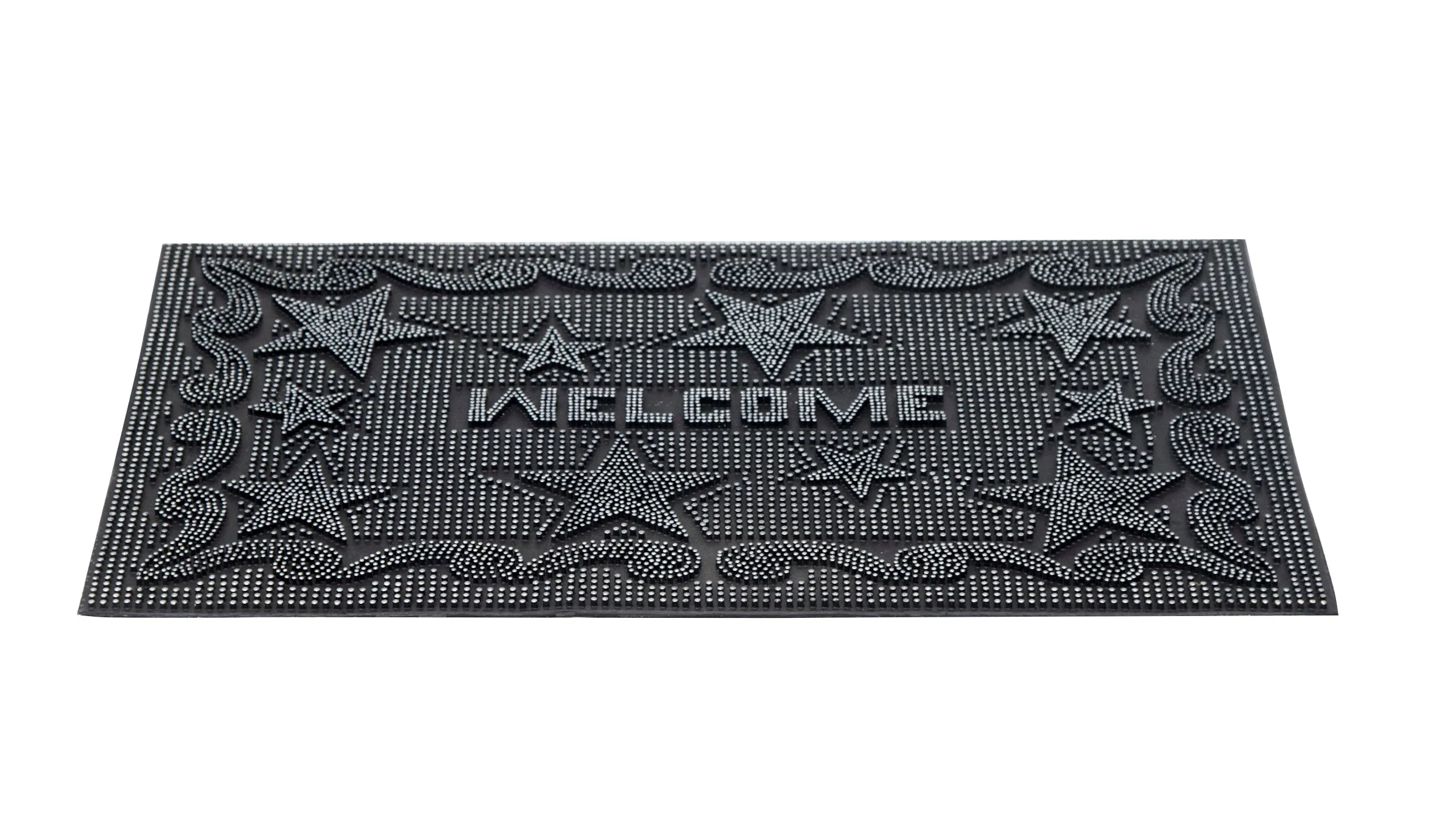 OnlyMat Rubber Pin Welcome Doormat - Indoor / Outdoor, Waterproof