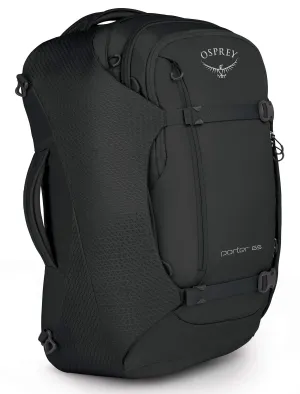 Osprey Packs Packs Porter 65 Travel Backpack, Black, One Size, Black, One Size