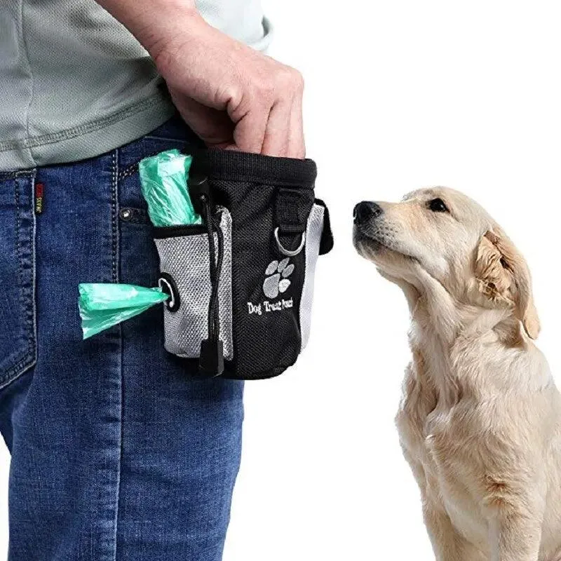 Outdoor Dog Treat Pouch Portable Pet Trainer Bag