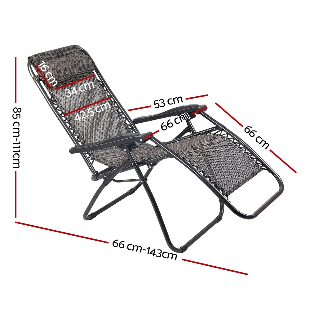 Outdoor Sun Lounge Beach Camping Chair