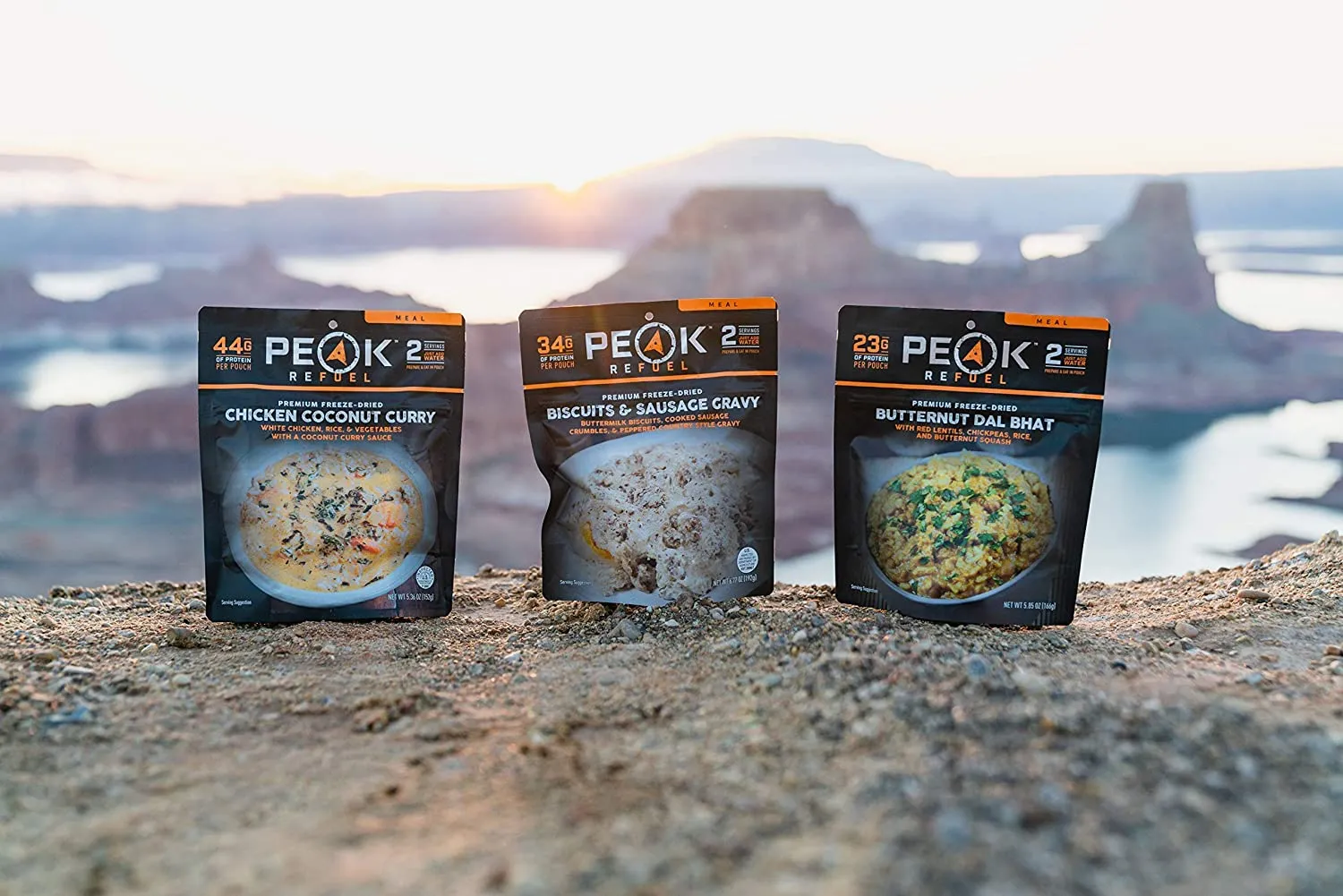 Peak Refuel Freeze-Dried Breakfast, Lunch, and Dinner Sampler Food Storage and Backpacking Food Kit