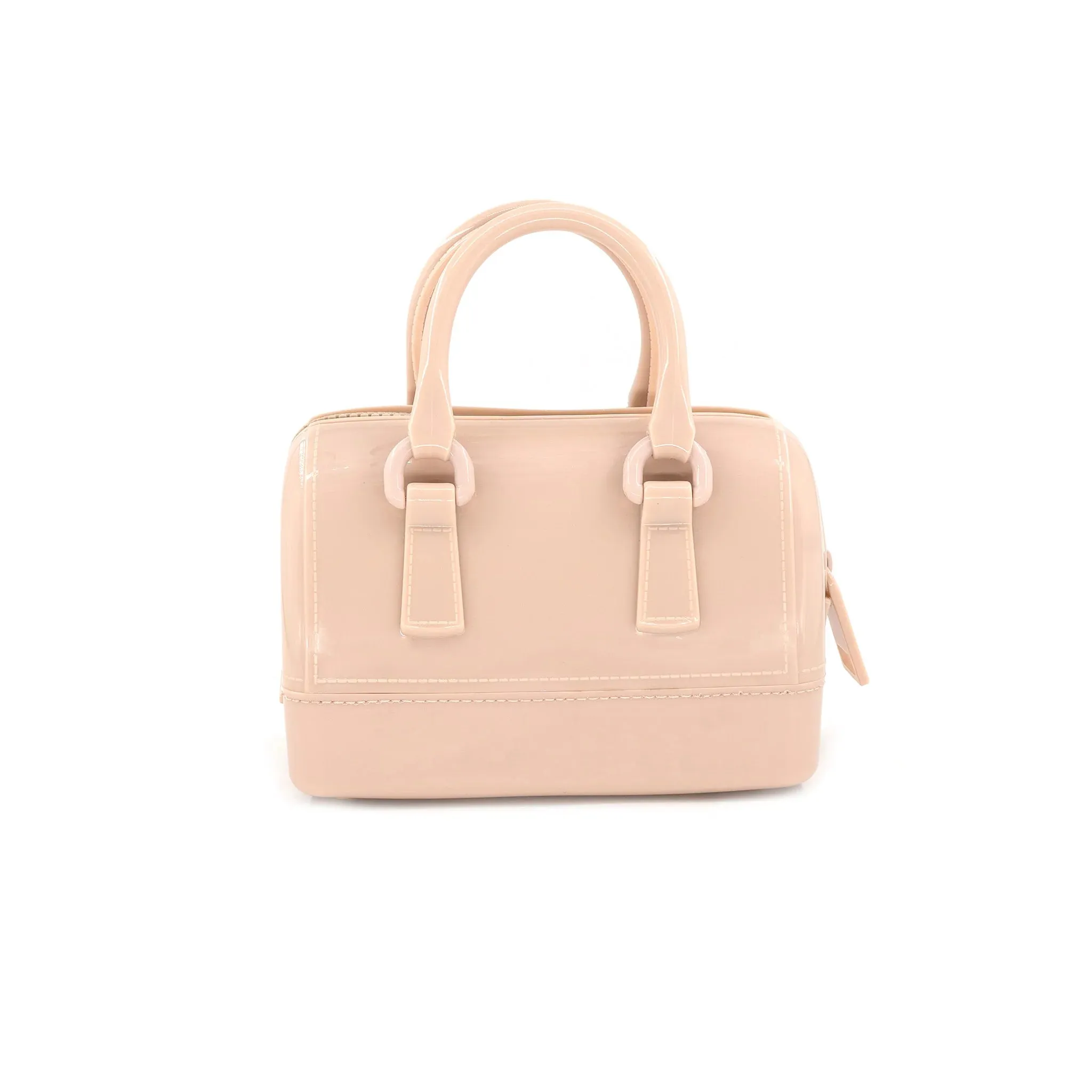 Petite Jelly Medi Bag - Beige Pink