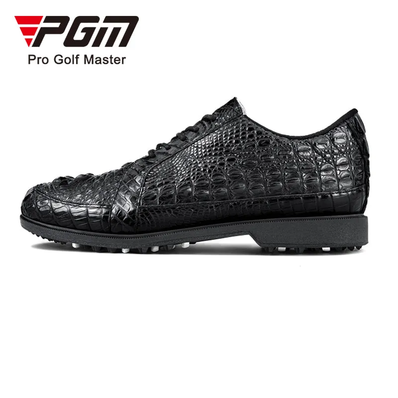 PGM XZ204 slip on golf shoes men 2022 genuine leather waterproof golf shoe