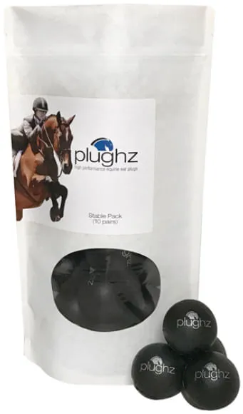 Plughz Equine Ear Plugs Stable Pack