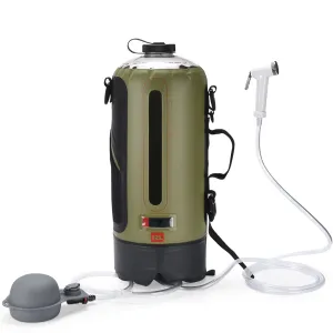 Portable Shower - Camping Solar Shower Pump - Outdoor Shower Bag With Pressure