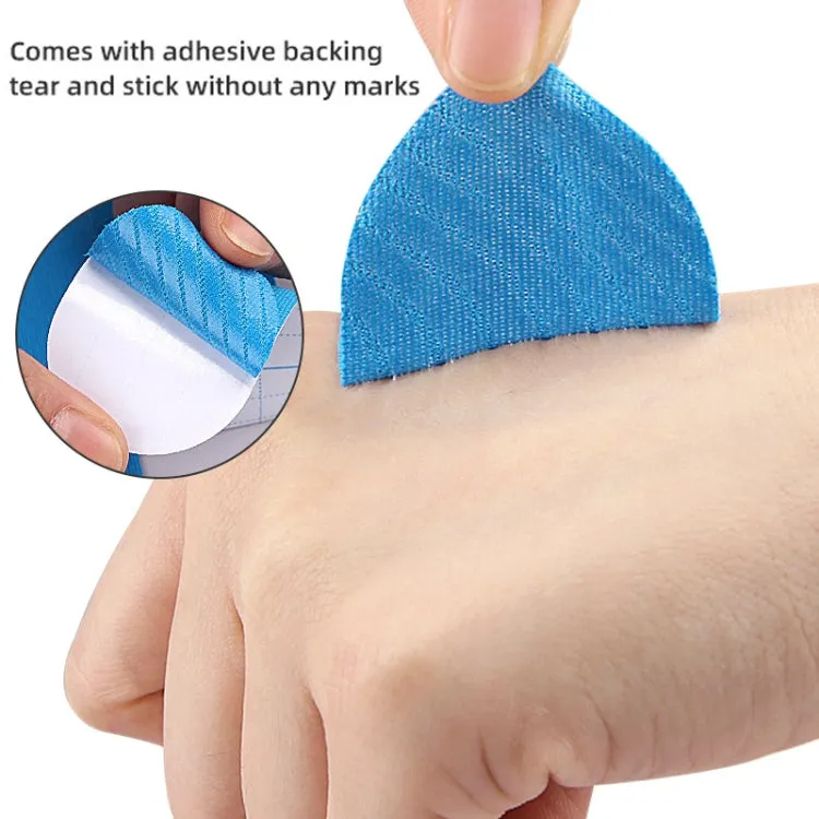 Pre-scored Muscle Patch For Ankle Wrist Protector Shaped Stretch Tape(Light Blue)