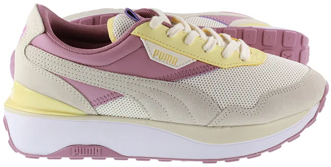 Puma Trainers Womens Cruise Rider Candy Whisper White Pink