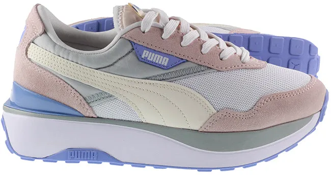 Puma Trainers Womens Cruise Rider Silk Road Pristine Platinum Grey