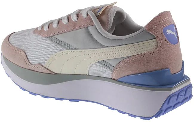 Puma Trainers Womens Cruise Rider Silk Road Pristine Platinum Grey