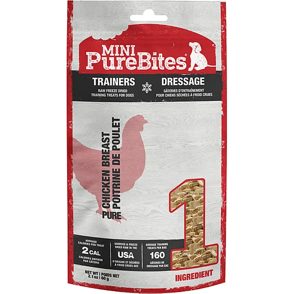 PureBites Mini Trainers Chicken Breast Mini 60GM