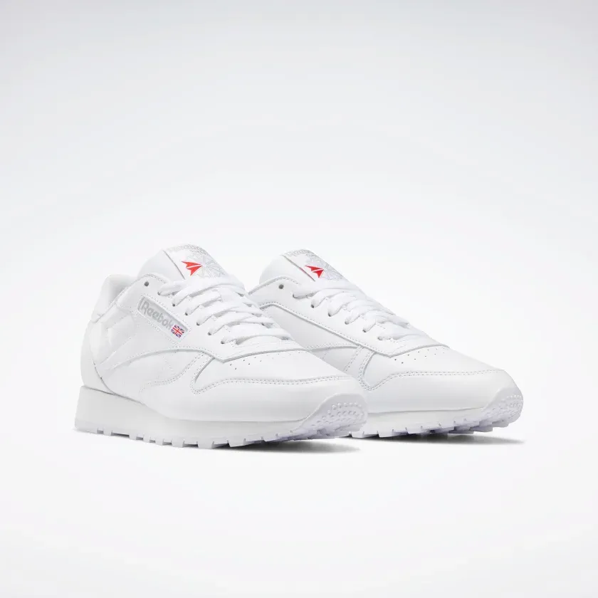 Reebok Men's Classic Leather Shoes - Ftwr White / Pure Grey 3