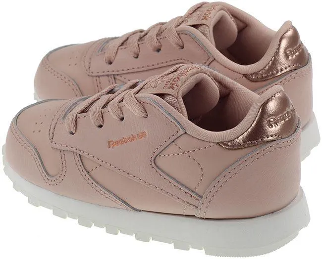 Reebok Trainers Infants Classic Leather Bare Beige Chalk