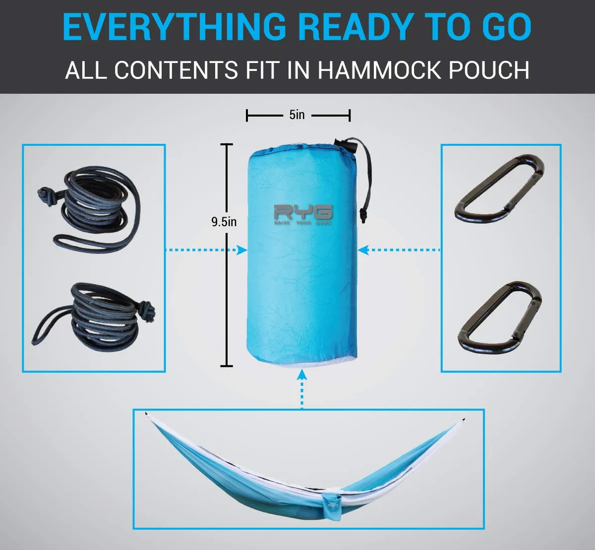 RYG Portable Hammock - Raise Your Game