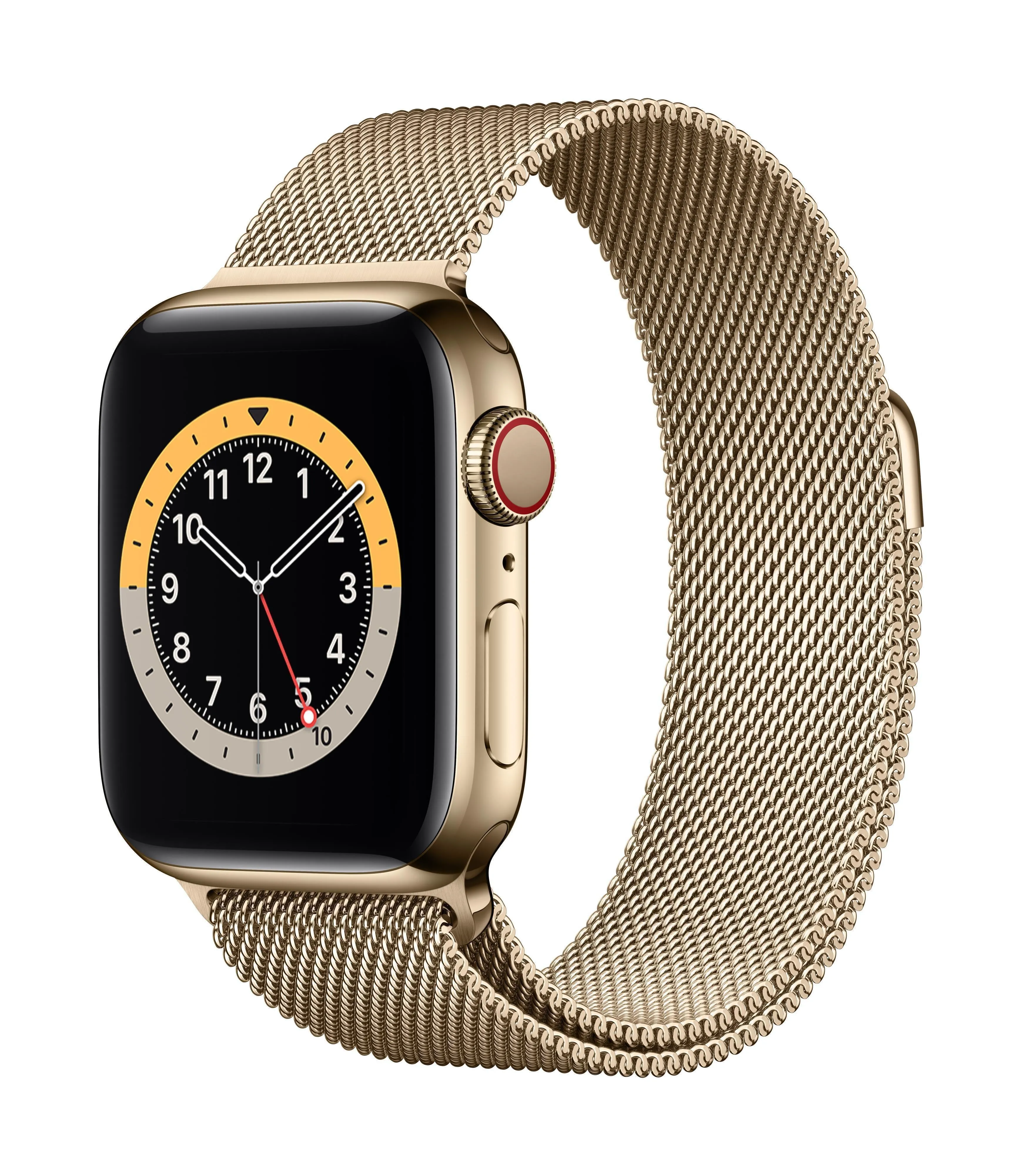 S7 Watch 41mm  Cell Gold SS Case w/ Gold Milanese Loop