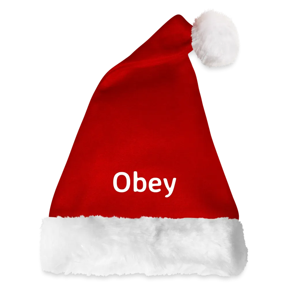 Santa Hat - "Obey"