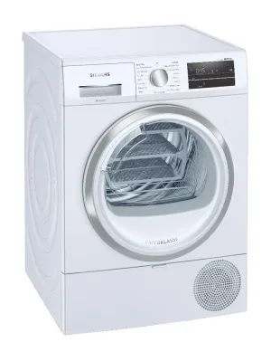 Siemens WT47RT90GB 9kg iQ500 Heat Pump Tumble Dryer - White