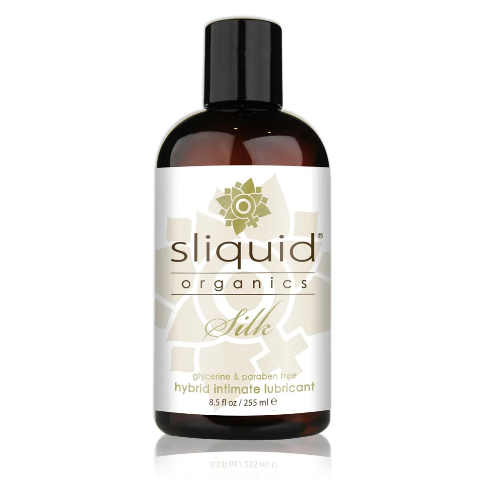 SLIQUID Organics Silk Hybrid Aloe & Silicone Intimate Lubricant (255ml)