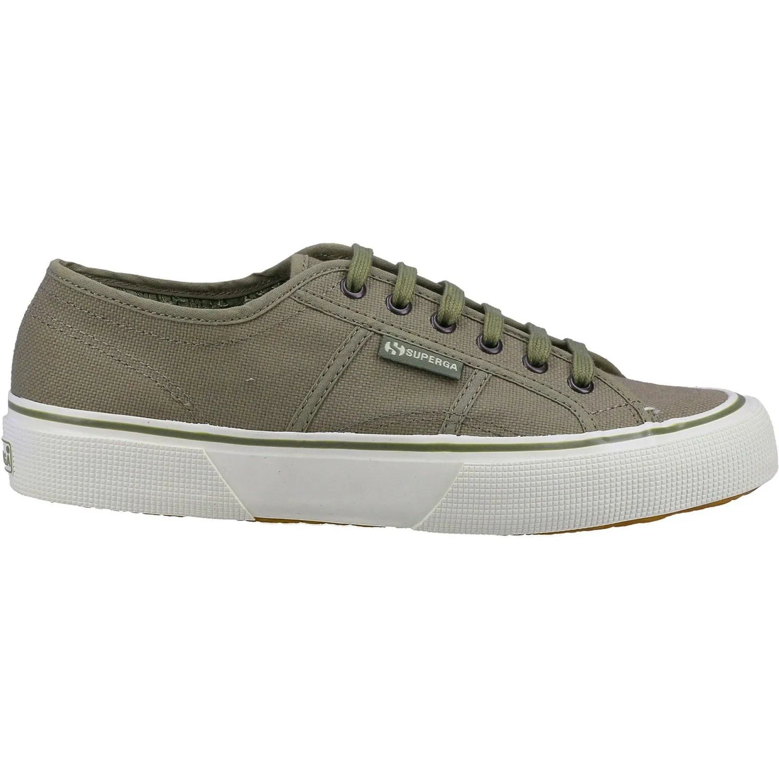 Superga 2490 Bold Cotton Men's Green Safari Trainers