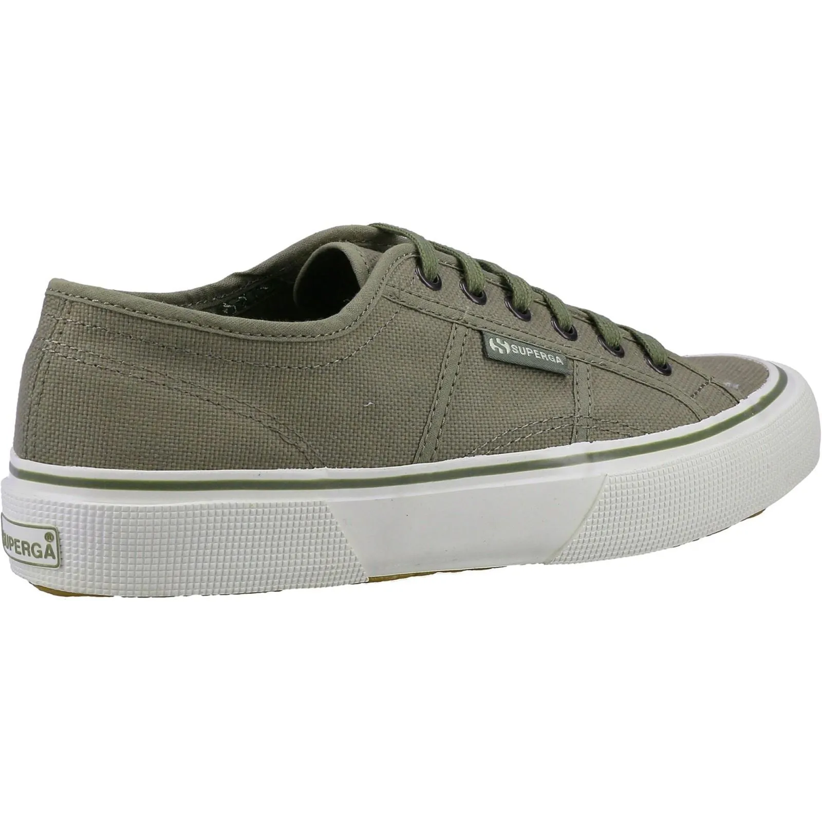 Superga 2490 Bold Cotton Men's Green Safari Trainers