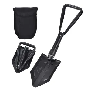 Survival Folding Shovel & Pick Axe - Heavy Duty Tactical With Lengthened Handle